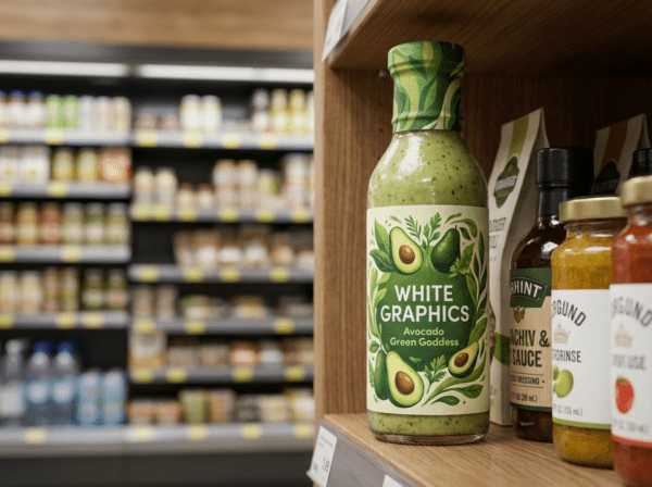 Salad Dressing Labels | Custom Printed Labels | White Graphics