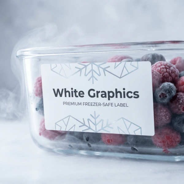 Custom Freezer-Safe Labels | White Graphics