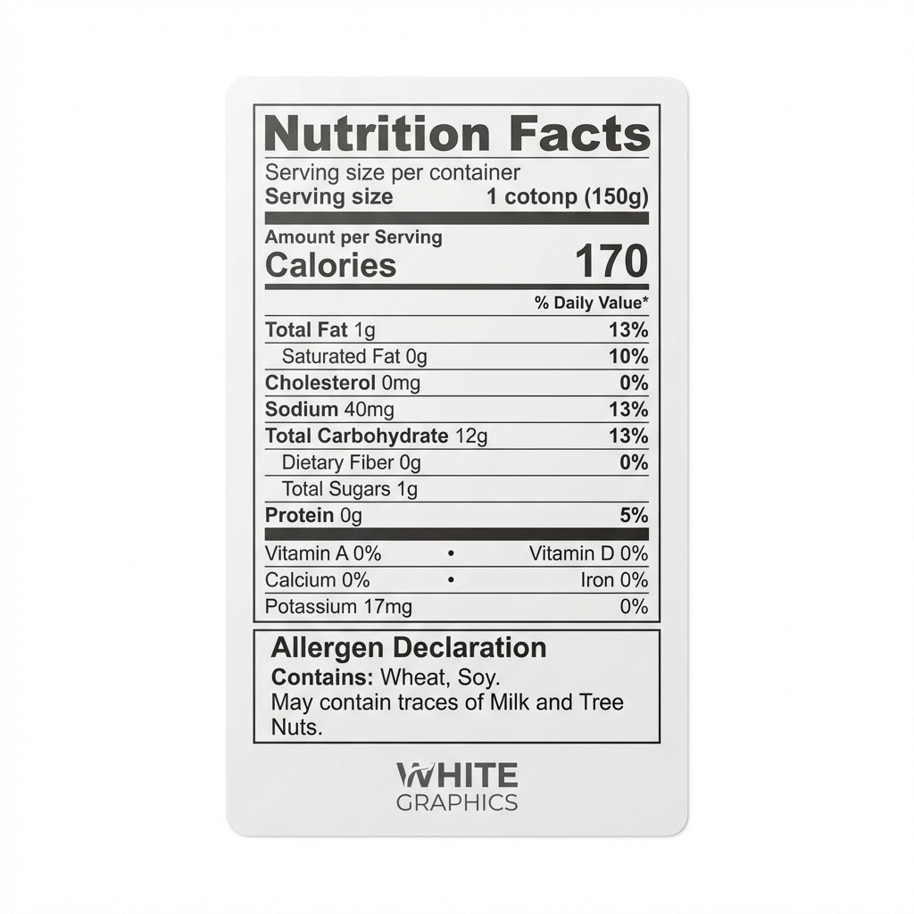 NutritionFacts Labels