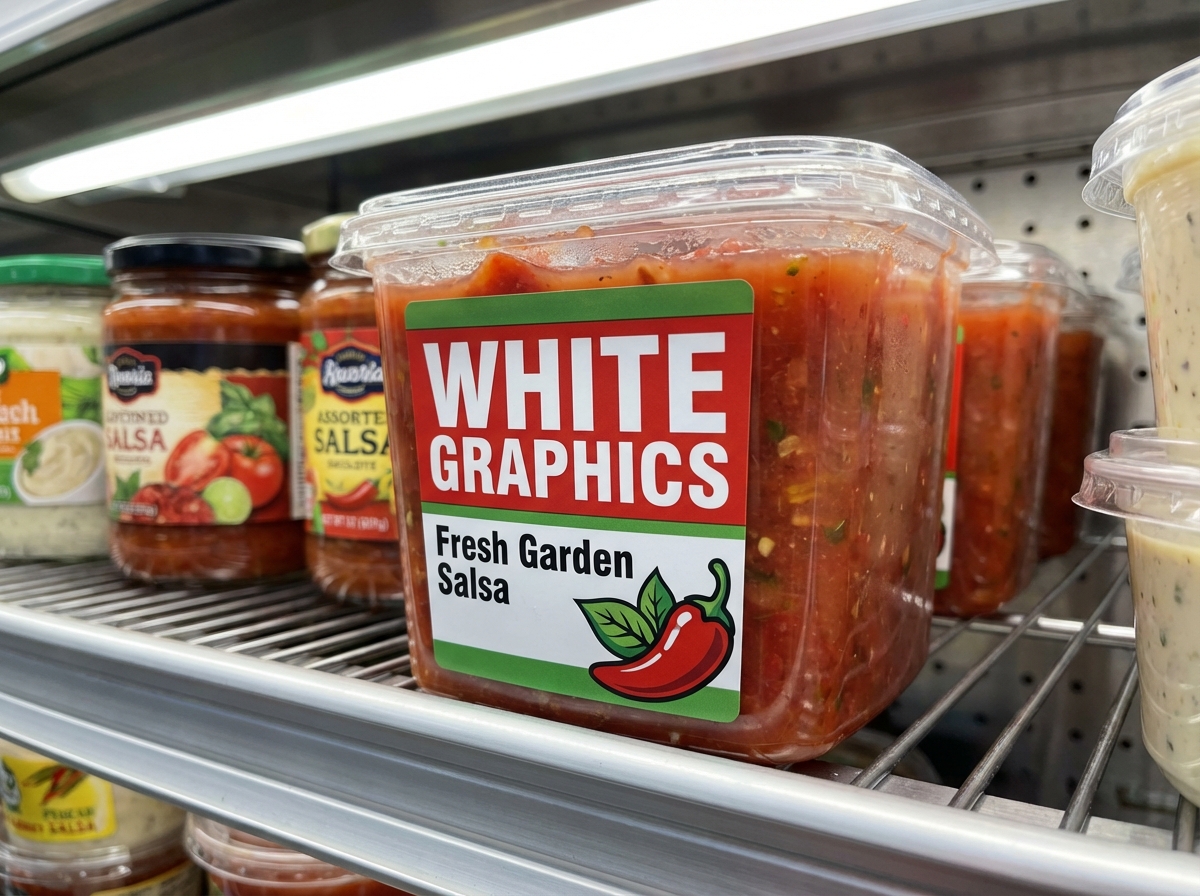 Custom salsa jar labels