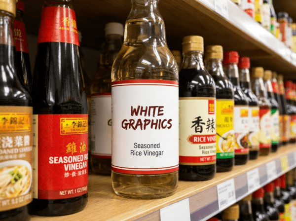 Vinegar & Dressing Labels | Custom Printed Labels | White Graphics