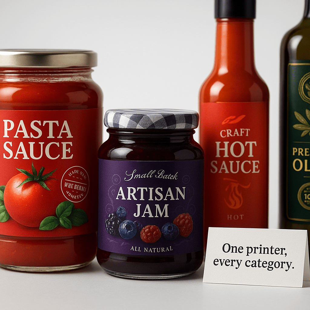 Custom food product labels