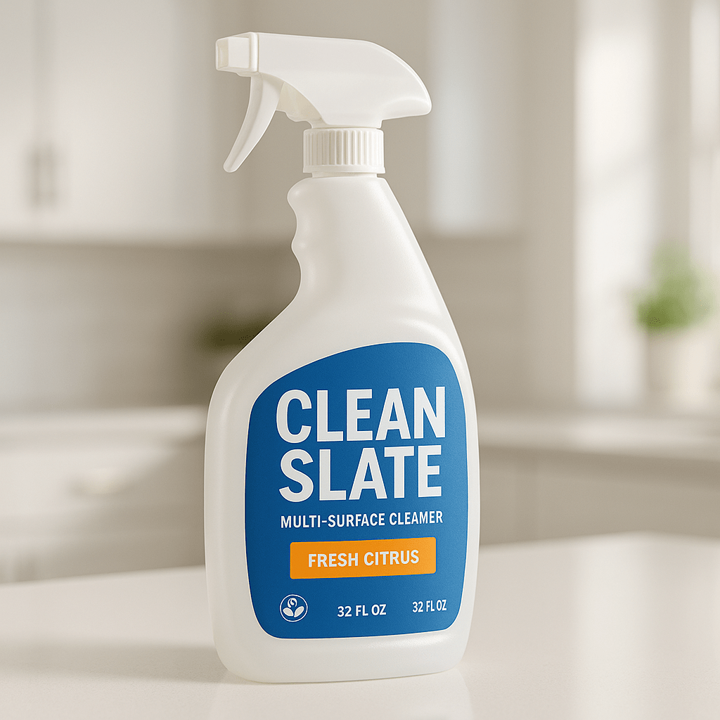 Custom household product labels