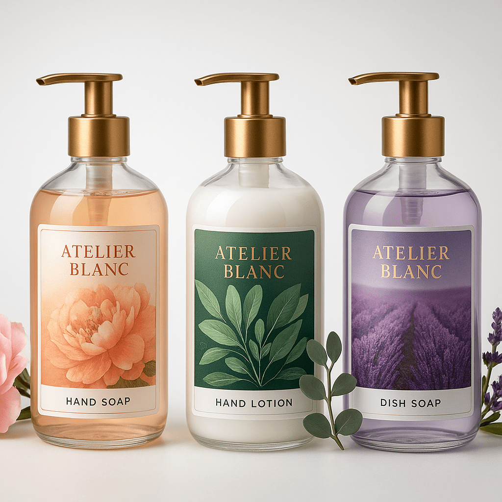 Custom soap product labels