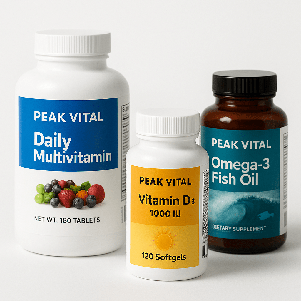 Custom supplement labels