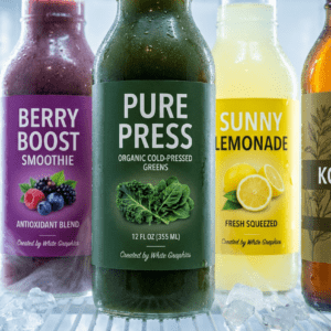 Custom juice and beverage labels