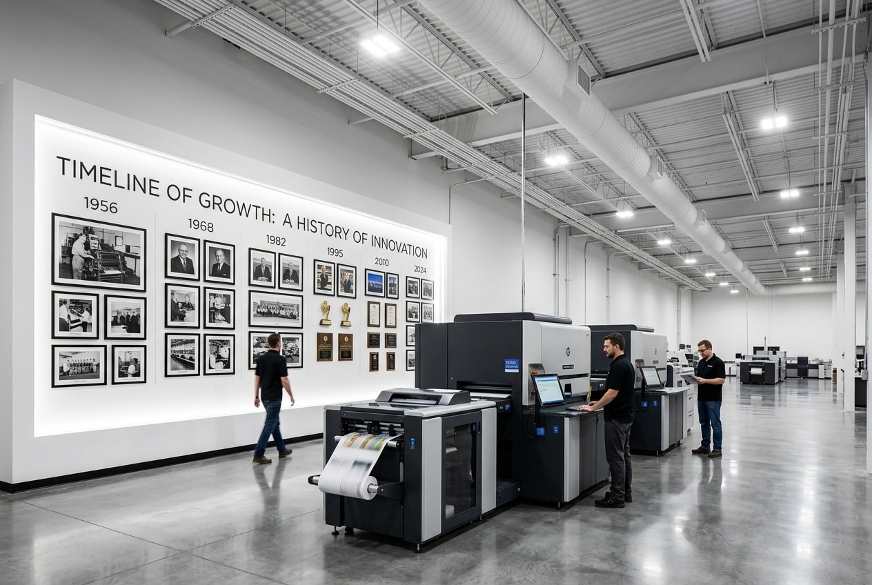 White Graphics company timeline of growth