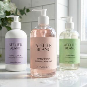 Custom soap product labels