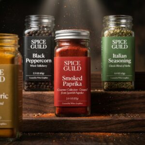 Custom spice jar labels