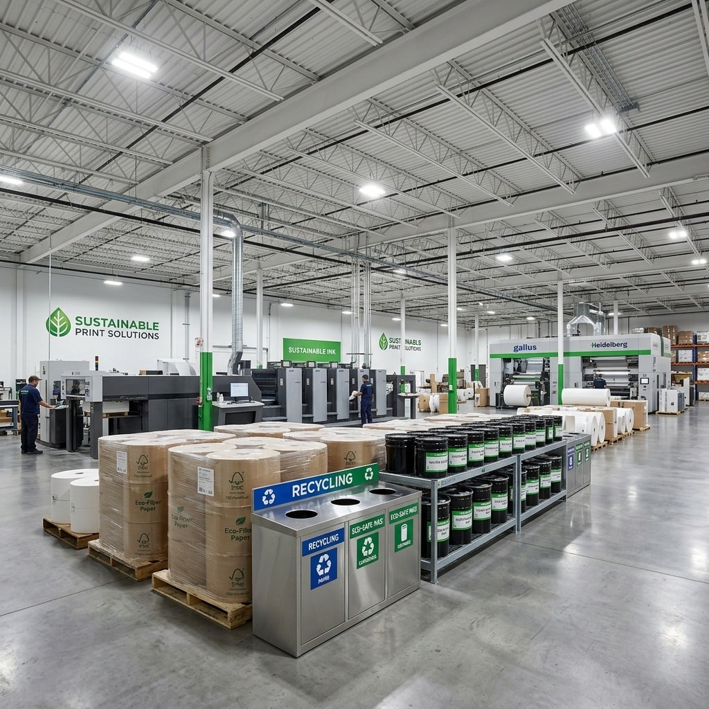 Sustainable windowless warehouse at White Graphics